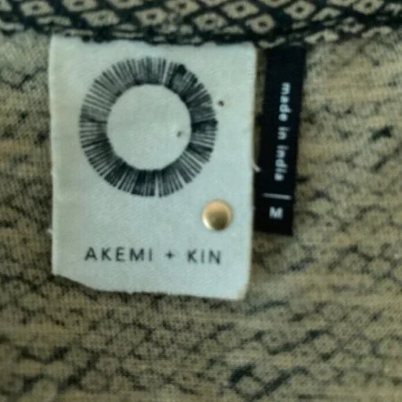 Akemi Kin Anthropologie Suva Swing Brown Orange Ombré Ruffles Cotton Tank Top M - Picture 7 of 11